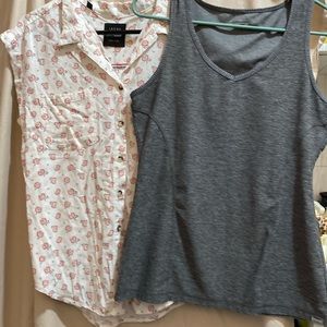 Two Summer Medium Women Shirts.